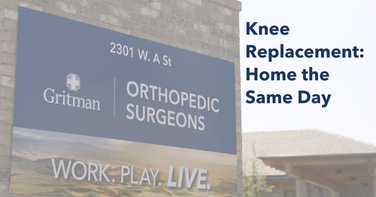Kevin Haley orthopedic patient story Knee replacement: Home the same day