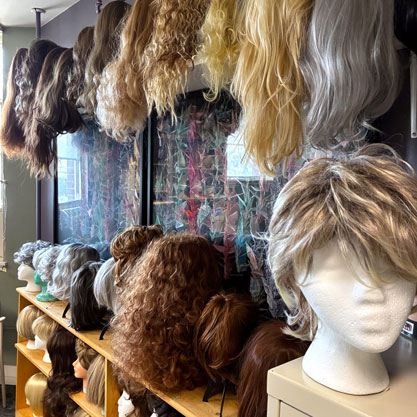 Wigs in the gritman foundation cancer resource center