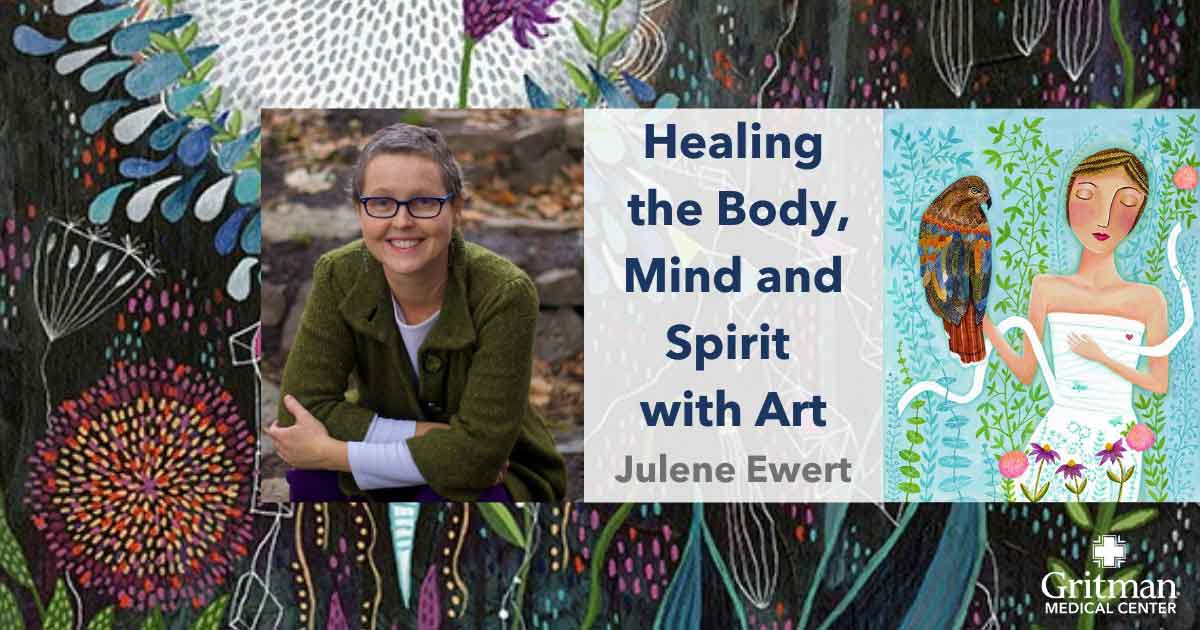 Julene ewert creates her art to make life’s journey brighter and found it served as a valuable outlet while battling breast cancer. The moscow-based artist now volunteers as an art teacher to help patients undergoing cancer care treatment get that same benefit.