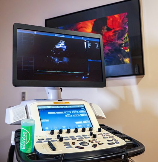 Ultrasound equipment and readout