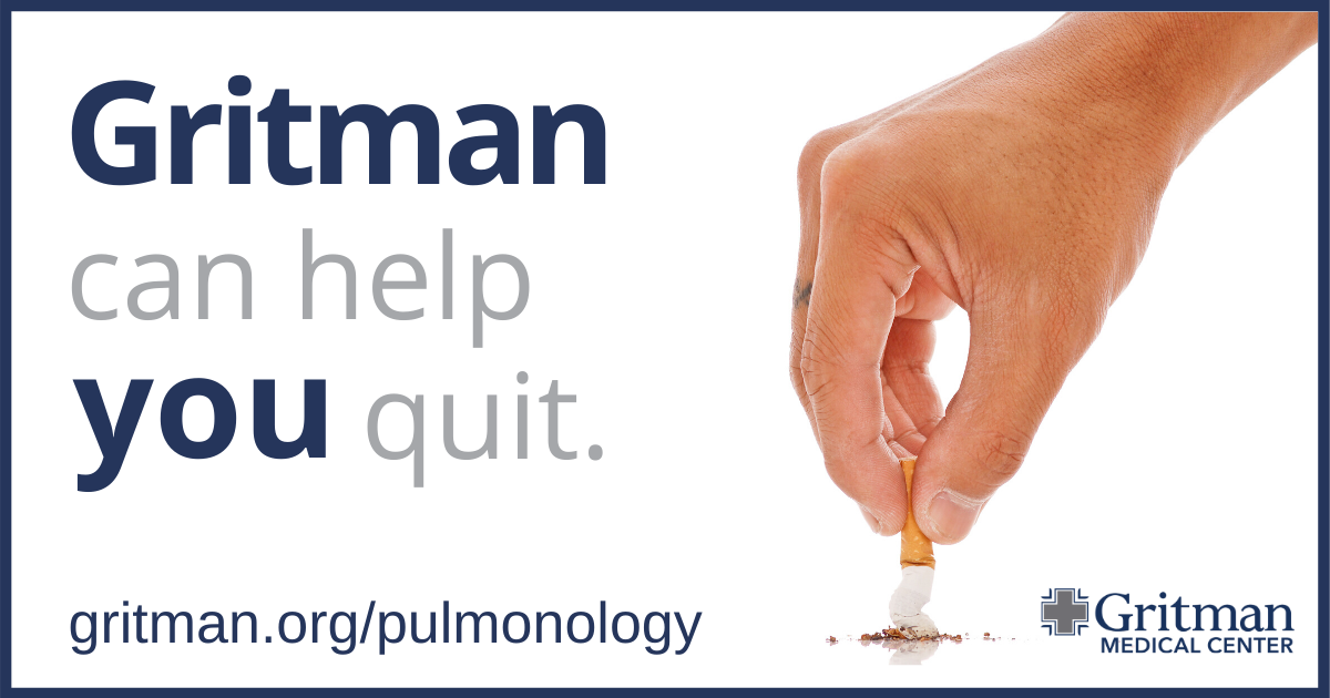Gritman can help you quit smoking.